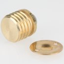 Häfele Kugelschnäpper zum Eindrehen 17x14mm vermessingt