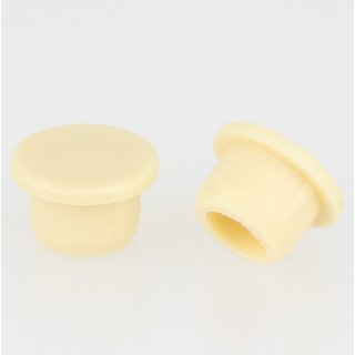 H&auml;fele M&ouml;bel Abdeckkappe 6mm zum Eindr&uuml;cken Kunststoff beige