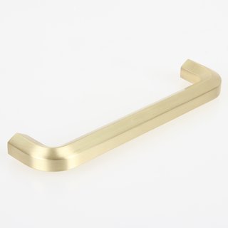 Häfele Möbelgriff Bügelgriff 140x32mm goldfarben gebürstet