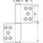 Häfele Aufschraubband Scharnier 127mm Edelstahl matt Anschlag links rechts