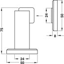 Häfele Türfeststeller magnetisch Haftkraft 4 kg Edelstahlfarben