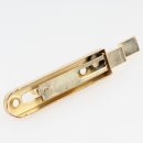 Häfele Möbelriegel Riegel gekröpft 70x16mm vermessingt