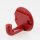 H&auml;fele Garderobenhaken aus Kunststoff 50x45mm rot gl&auml;nzend